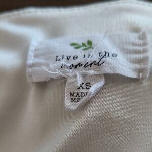 Live in the Moment White Crop Top